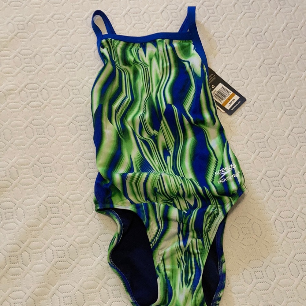 SPEEDO Swimsuit Endurance+ Women’s Size 24 XXS Speedo One Piece Swim Suit